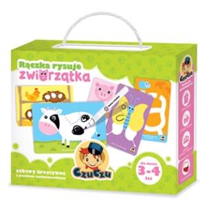 Okładka książki Rączka rysuje Zwierzątka