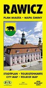 Okładka książki Rawicz - Plan Miasta i Mapą Gminy