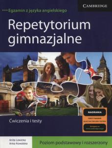 Okładka książki Repetytorium gimnazjalne ćw. i testy CAMBRIDGE