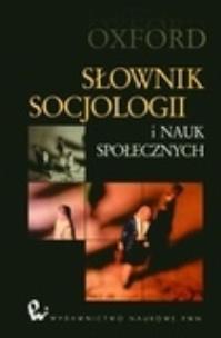 Okładka książki Słownik socjologii i nauk społecznych