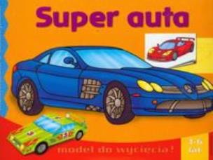 Okładka książki Super auta - malowanka z naklejkami LITERKA