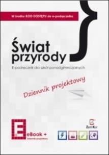 Okładka książki Świat przyrody LO Dziennik projekt. i e-pod Zamkor