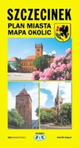 Okładka książki Szczecinek Plan Miasta i okolic