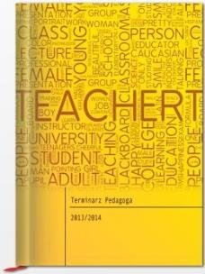 Okładka książki Terminarz Pedagoga 2013/14 żółty