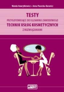 Okładka książki Testy przyg. technik usług kosmetycznych eMPi WZ