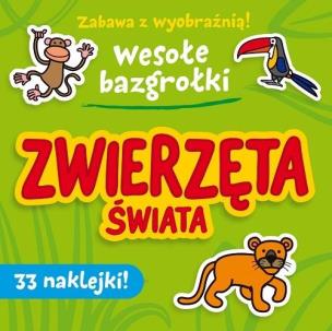 Okładka książki Wesołe bazgrołki. Zwierzęta świata