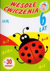 Okładka książki Wesołe ćwiczenia Gry i zabawy 4 lata