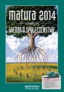 Okładka książki Wiedza o społeczeństwie Vademecum Matura 2014 Zakres postawowy i rozszerzony