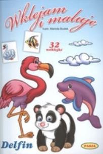 Okładka książki Wklejam i maluję - Delfin