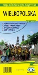 Okładka książki Województwo wielkopolskie-mapa turystyczno-administracyjna