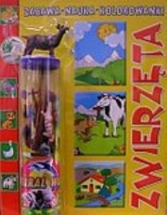 Okładka książki Zabawa, nauka, kolorowanki. Zwierzęta FK