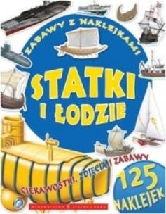 Okładka książki Zabawy z naklejkami. Statki i łodzie