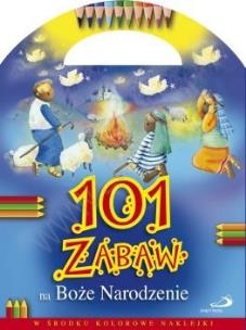 Okładka książki 101 zabaw na Boże Narodzenie