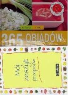 Okładka książki 365 obiadów na polskim stole +mój zeszyt przepisów