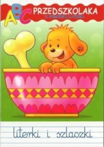 Okładka książki ABC przedszkolaka z pieskiem Łatkiem
