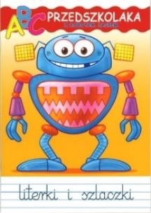 Okładka książki ABC przedszkolaka z robotem Jasiem
