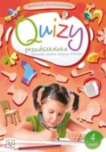 Okładka książki Akademia przedszkolaka - Quizy przedszkolaka cz. 4