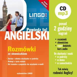 Okładka książki Angielski Rozmówki + audiobook  MP3