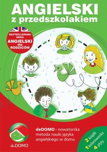 Okładka książki Angielski z przedszkolakiem. Pakiet książki + 4 CD