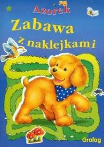 Okładka książki Azorek. Zabawa z naklejkami