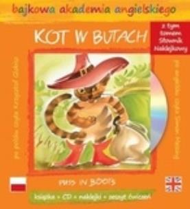 Okładka książki Bajkowa akademia...T2. Kot w butach...