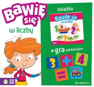 Okładka książki Bawię się w liczby książka + gra