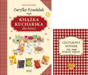 Okładka książki Cecylka Knedelek czyli książka...+ notes