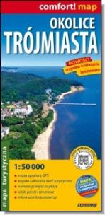 Okładka książki Comfort!map Okolice Trójmiasta 1:50 000