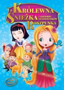 Okładka książki Czytaj i koloruj - Królewna Śnieżka / Roszpunka