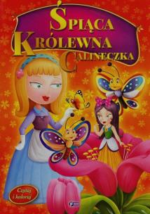 Okładka książki Czytaj i koloruj - Śpiąca Królewna / Calineczka