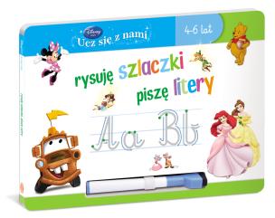 Okładka książki Disney Ucz się z nami. Rysuje...piszę litery