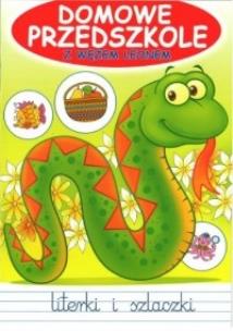 Okładka książki Domowe przedszkole z wężem Leonem