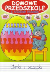 Okładka książki Domowe przedszkole z zającem Stasiem