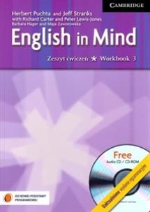 Okładka książki English in Mind 3 Workbook + CD