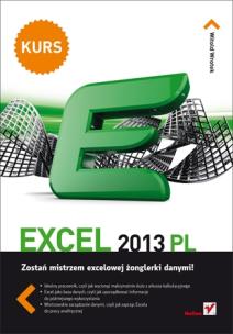 Okładka książki Excel 2013 PL. Kurs
