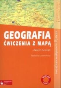 Okładka książki Geografia. Ćwiczenia z mapą LO