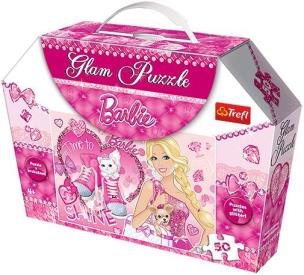 Okładka książki Glam Puzzle - Barbie TREFL