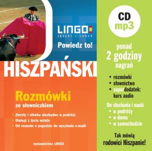 Okładka książki Hiszpański. Powiedz to! Rozmówki ze sł. + CD