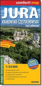 Okładka książki Jura Krakowsko Częstochowska Część Północna Mapa l