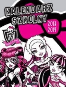 Okładka książki Kalendarz szkolny Monster High