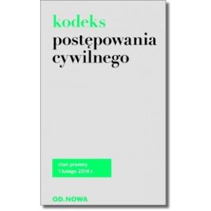 Okładka książki Kodeks postępowania cywilnego luty 2014 BR