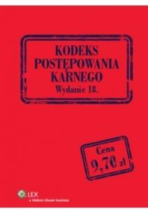 Okładka książki Kodeks postępowania karnego