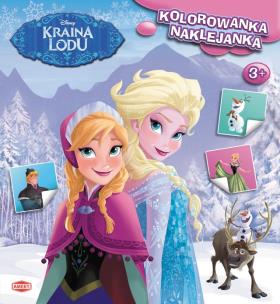 Okładka książki Kolorowanka naklejanka - Kraina Lodu