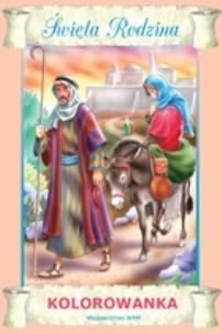 Okładka książki Kolorowanka. Święta rodzinka