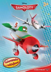 Okładka książki Kolorowanka z naklejkami - Samoloty