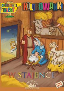 Okładka książki Kolorowanki-W stajence