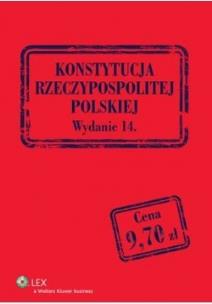 Okładka książki Konstytucja Rzeczypospolitej Polskiej