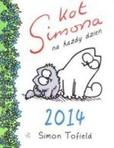 Okładka książki Kot Simona na każdy dzień 2014 roku