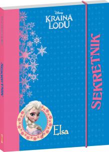 Okładka książki Kraina Lodu. Elsa Sekretnik.