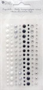 Opakowanie Kryształki i perły samoprzylepne 120 szt Mono jewels